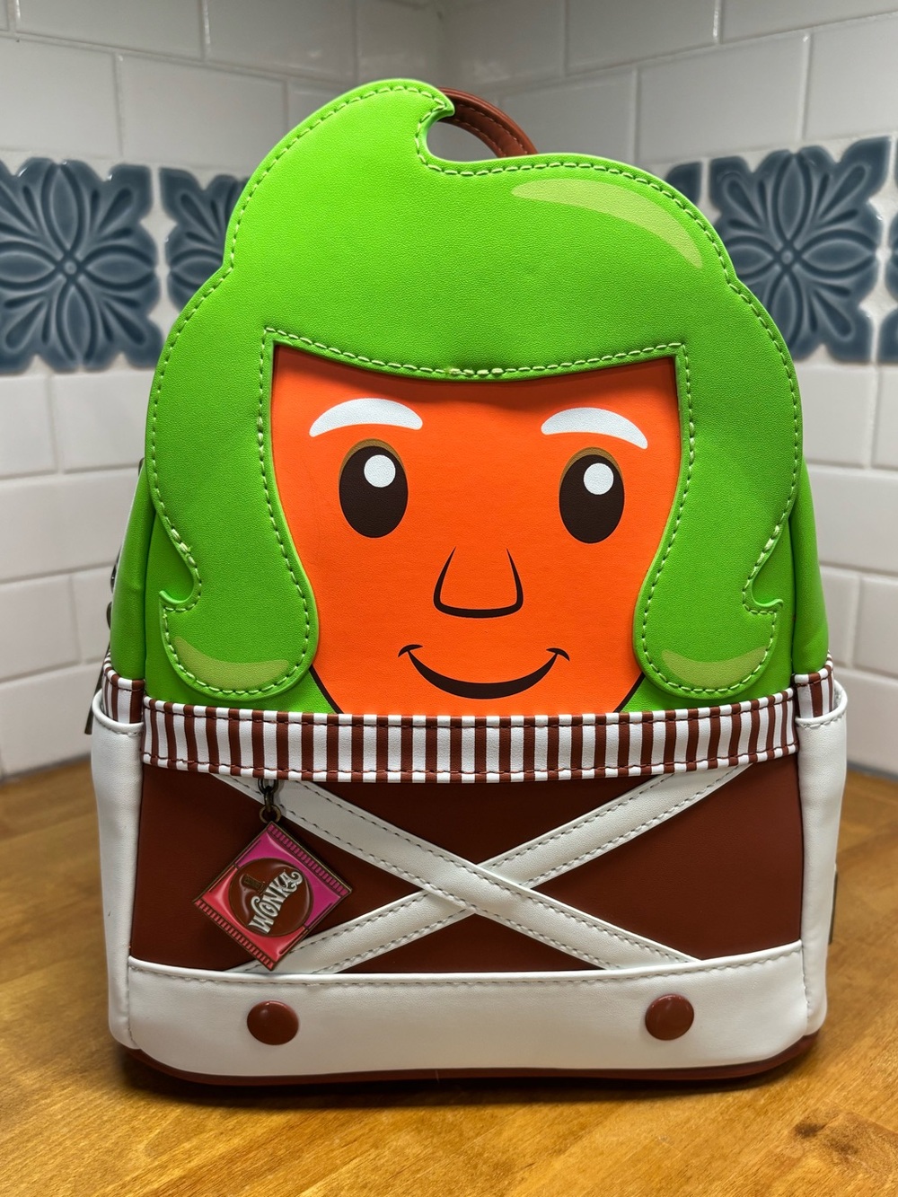 Loungefly Willy Wonka Oompa Loompa Mini Backpack Chocolate Factory NWT